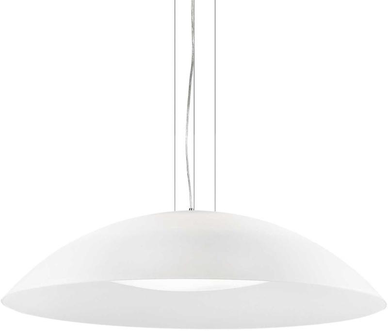 Lena Pendel Lampe i Hvid og Krom - Elegant Belysning