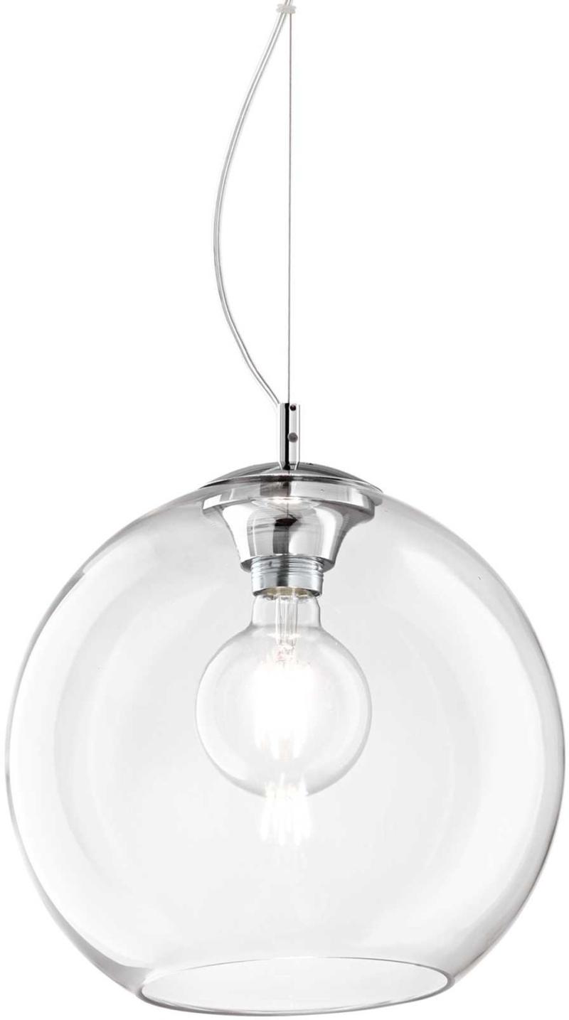 Nemo Pendel Lampe i Gennemsigtig Krom og Glas