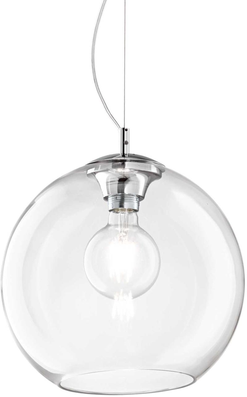 Elegant Nemo Pendel Lampe i Krom og Glas - Tilbud!