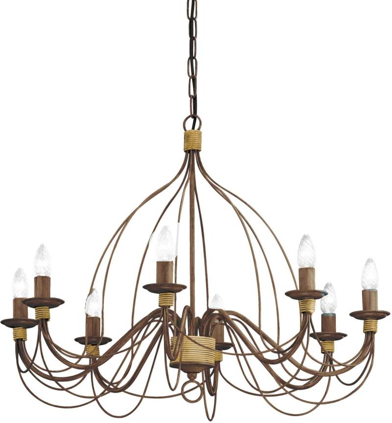 Corte Pendel Lampe i Rustfarvet Metal - Elegant Belysning