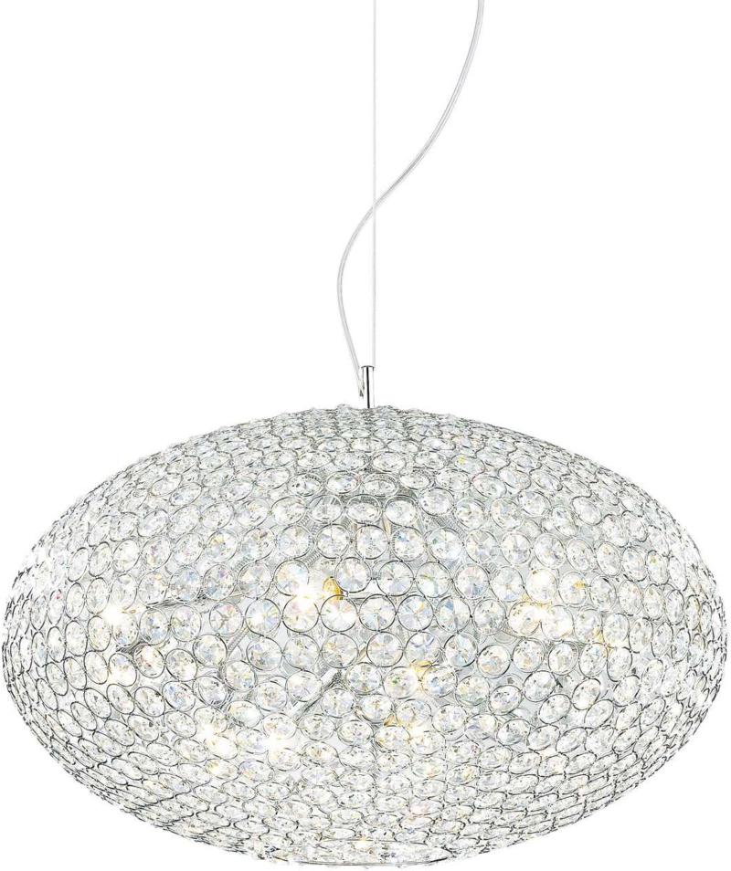Orion  Pendel Lampe  E14 Max     40w  E14  Metal  Glas  Krom  ø400xhmin280 Max2370mm