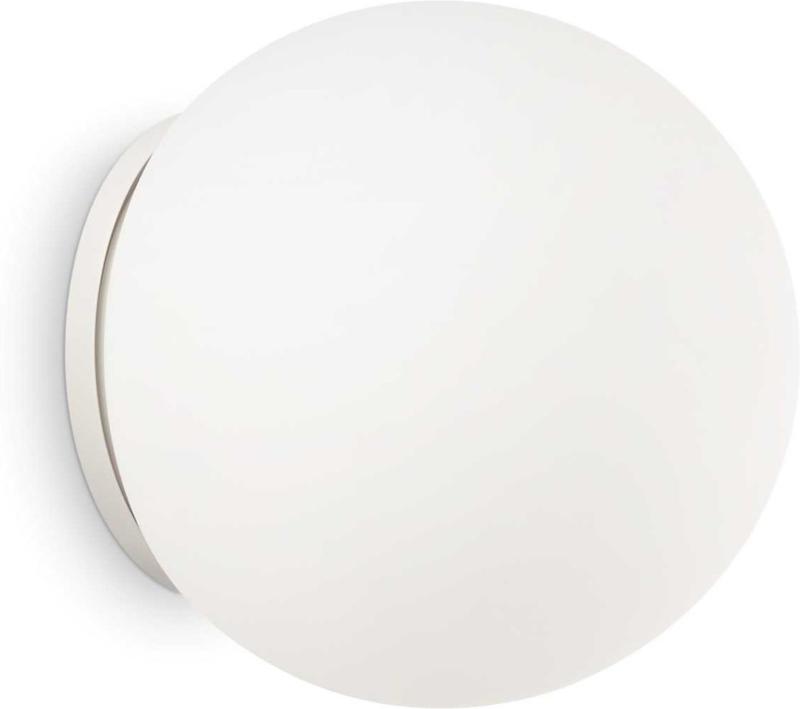 Mapa Bianco Væglampe i Hvid Glas - Elegant Belysning