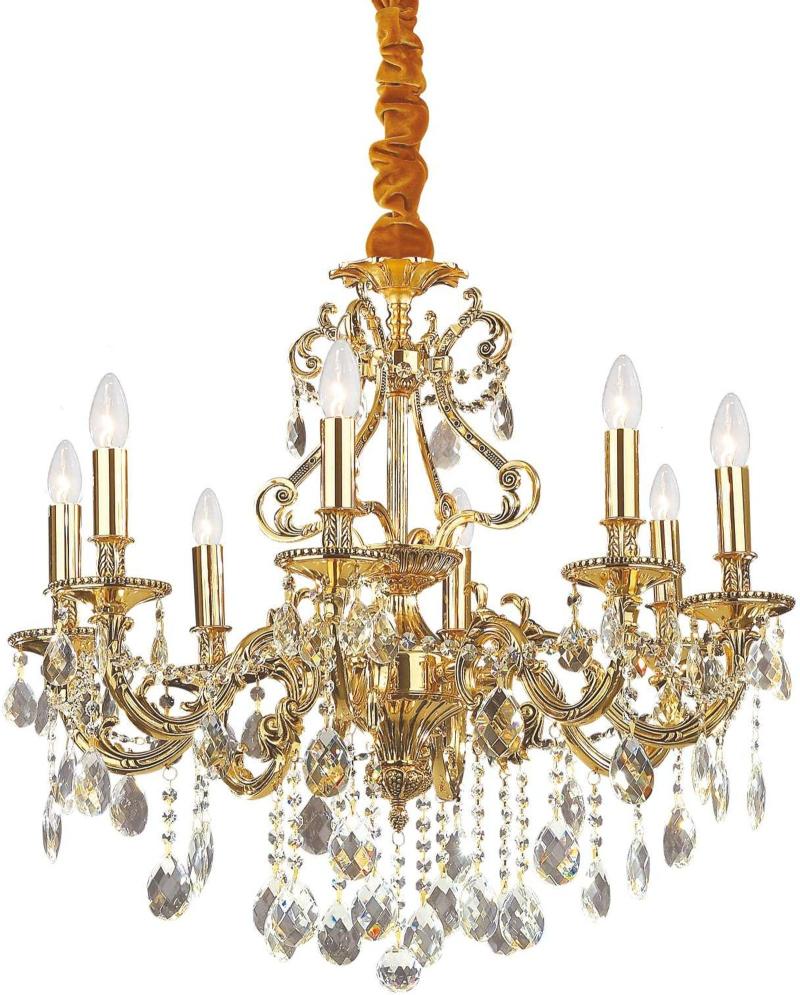 Gioconda Pendel Lampe i Guld og Krom - Elegant Belysning