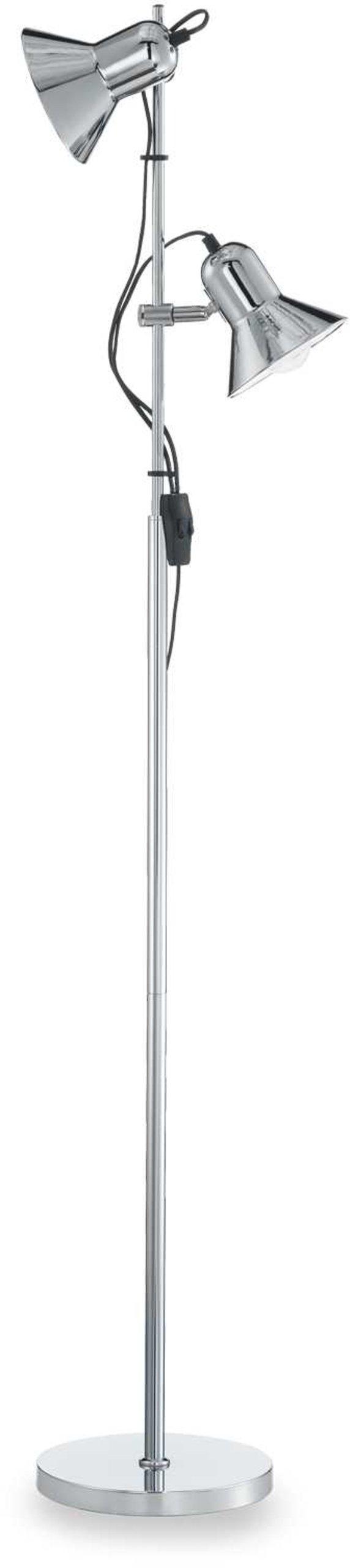 Polly Gulvlampe E27 Max 60w E27 Krom Metal ø220xh1540mm