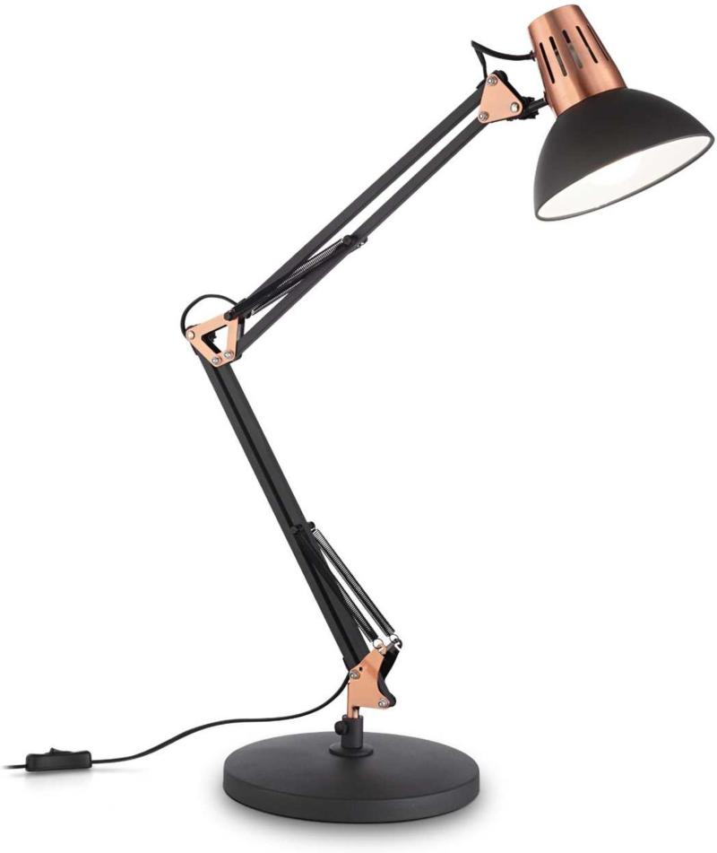 Wally Bordlampe i Sort Messing – Elegance til Dit Hjem