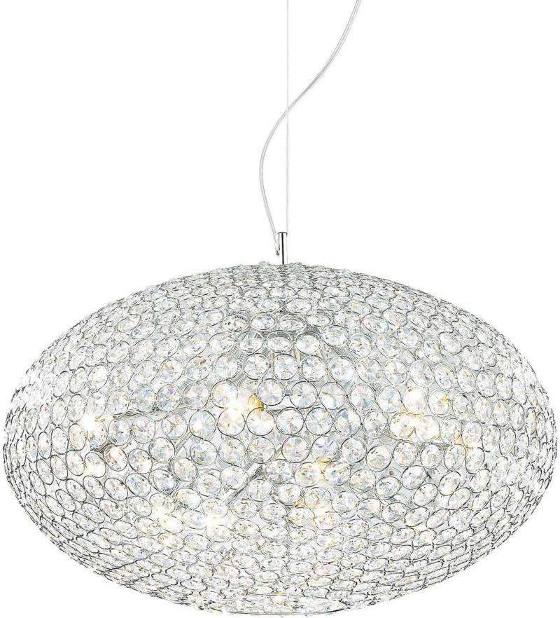 Orion Pendel Lampe i Krom og Glas - Elegant Belysning