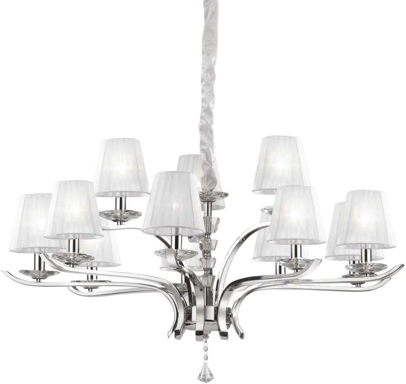 Pegaso Pendel Lampe i Hvid Krom - Elegant Belysning