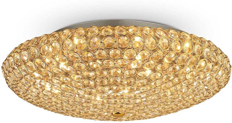 Elegant King Loftslampe i Guld og Krom - 40W G9