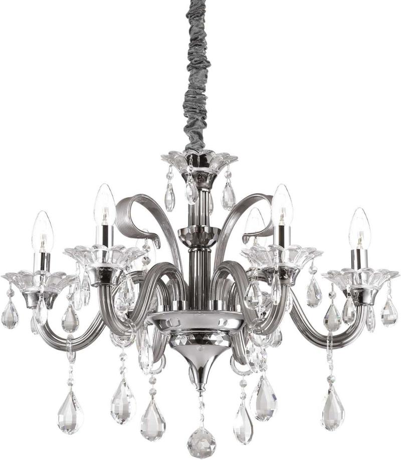 Colossal Pendel Lampe i Grå Krom - Elegant Belysning
