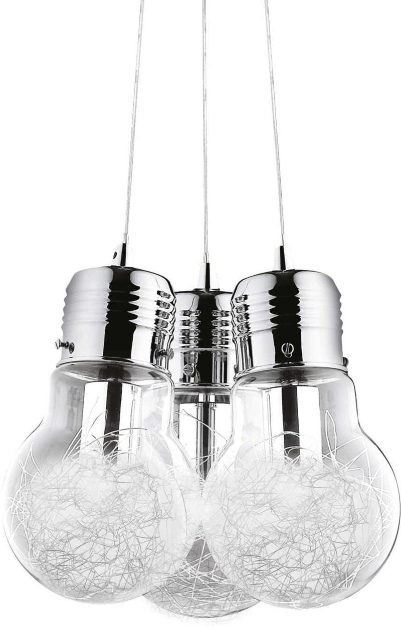 Luce Max Pendel Lampe i Krom og Glas - Elegant Belysning