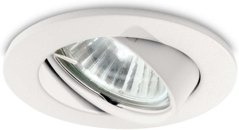 Swing Indbygningslampe GU10 i Hvid Metal - Elegant Belysning