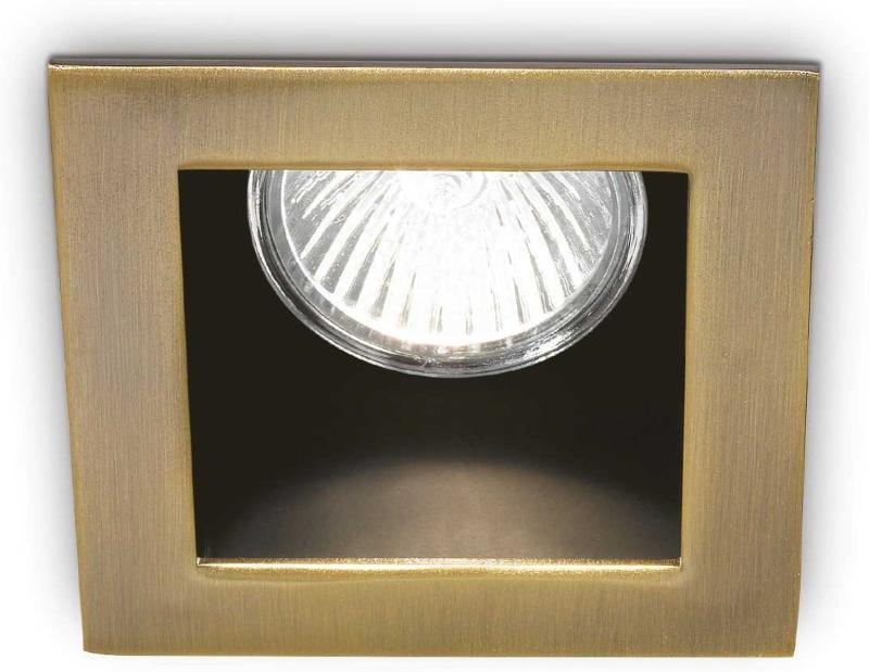 Funky Indbygningslampe GU10 i Brændt Metal - Elegant Belysning