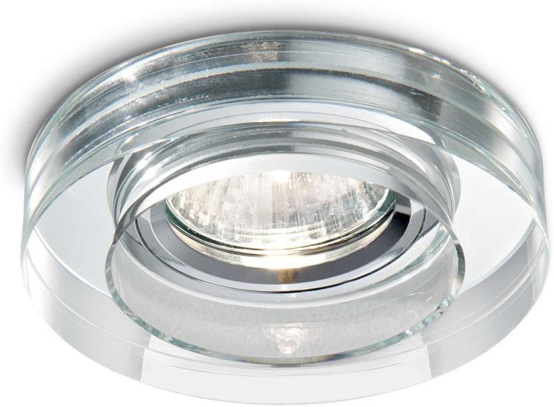 Blues  Indbygningslampe  Gu10 Max     50w  Gu10  Gennemsigtig Krom  Aluminium  Metal  Glas  ø95xh90mm
