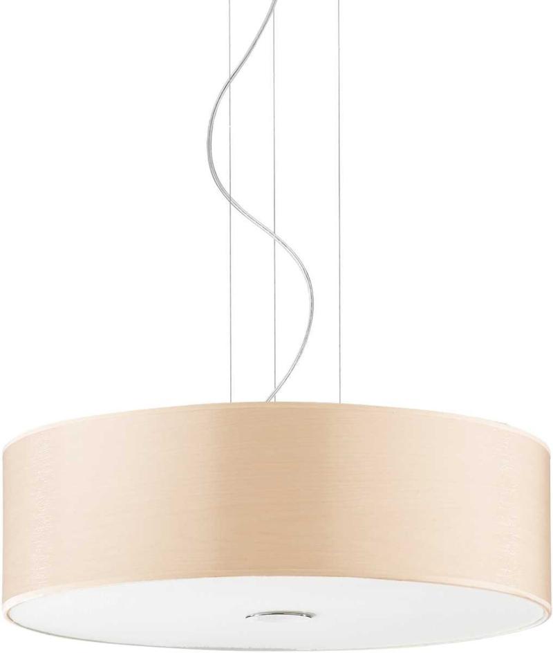 Woody Pendel Lampe i Natur Krom - Elegant Belysning