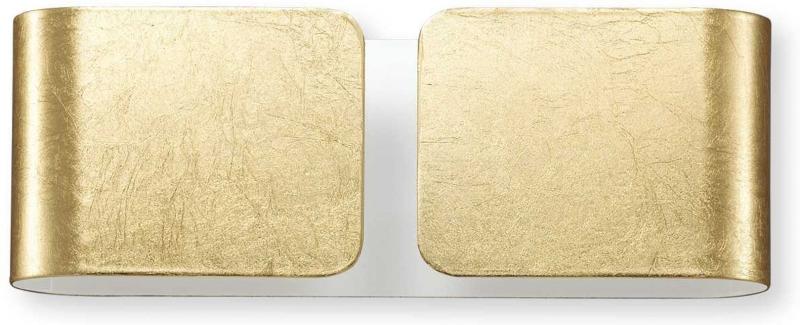 Elegant Clip Væglampe i Guld - Max 40W Metal Design