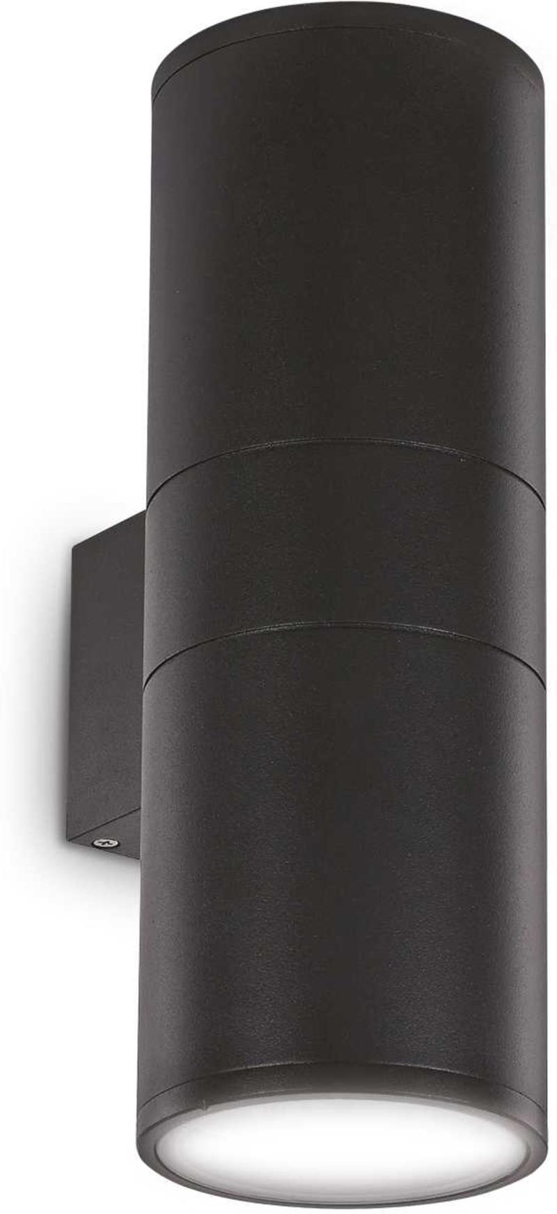 Gun  Udendørs Væglampe  E27 Max     60w  E27  Sort  Aluminium  Metal  L110xh310xb150mm