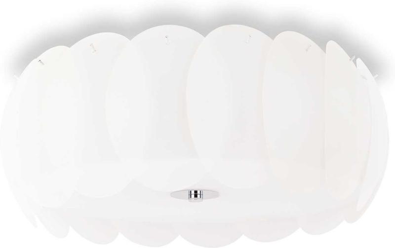 Ovalino Loftlampe i Hvid Glas - Elegant Design 60W