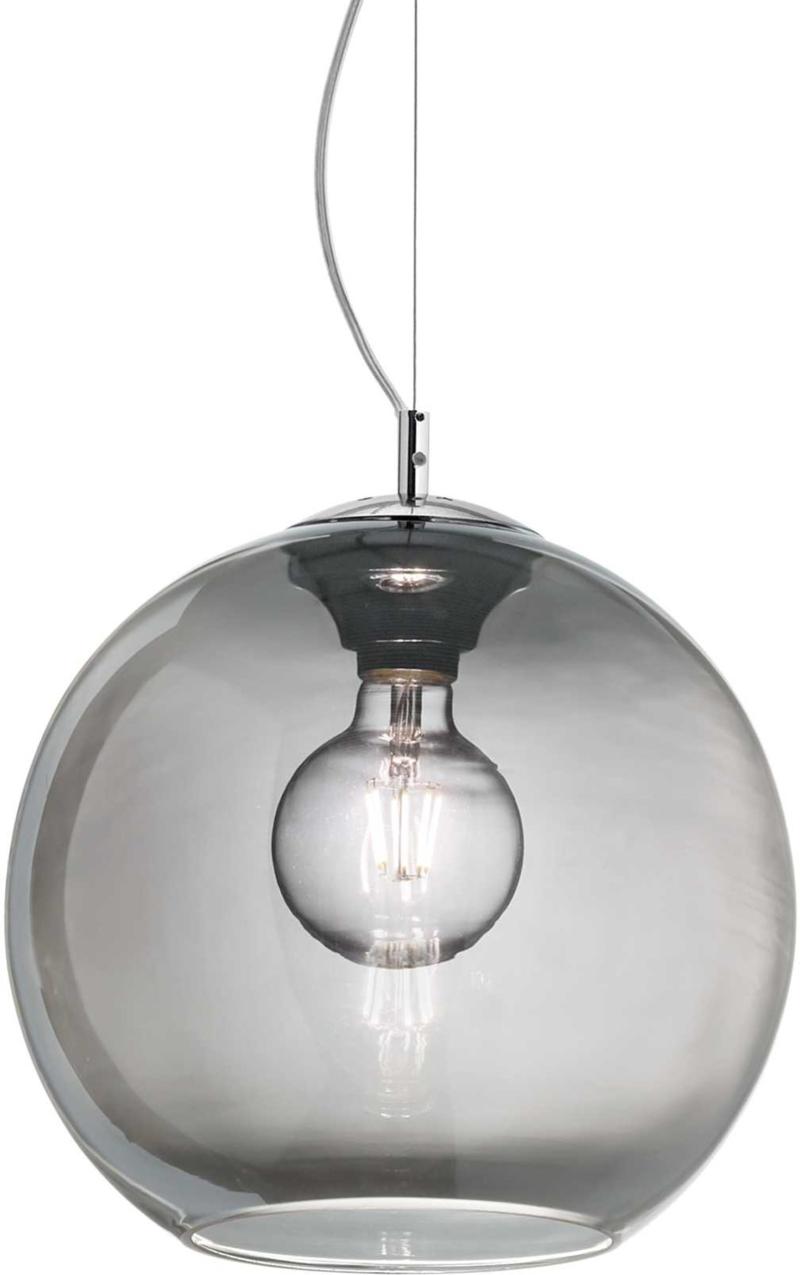 Nemo  Pendel Lampe  E27 Max     60w  E27  Røg Krom  Metal  Glas  ø400xhmin430 Max2520mm