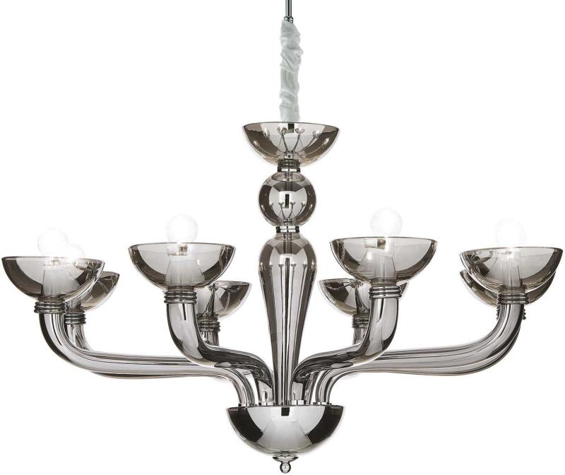Casanova Pendel Lampe i Røg Krom - Elegant Belysning