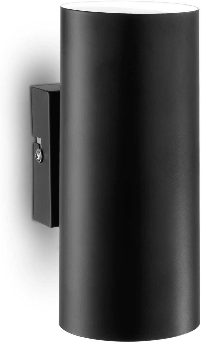 Sort GU10 Væglampe i Metal - 28W, L80xh180xb110mm