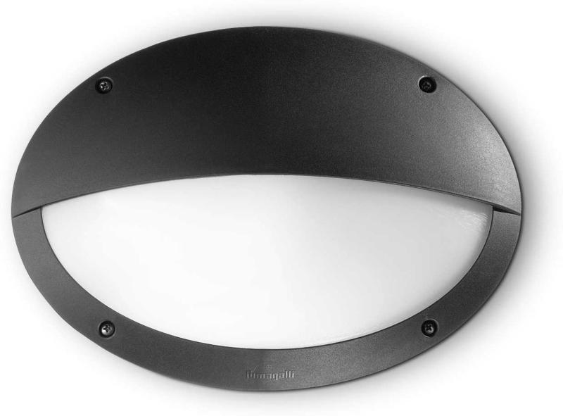 Medea Udendørs Væglampe Halvmåne E27 Max 23w E27 Sort L330xh230xb90mm