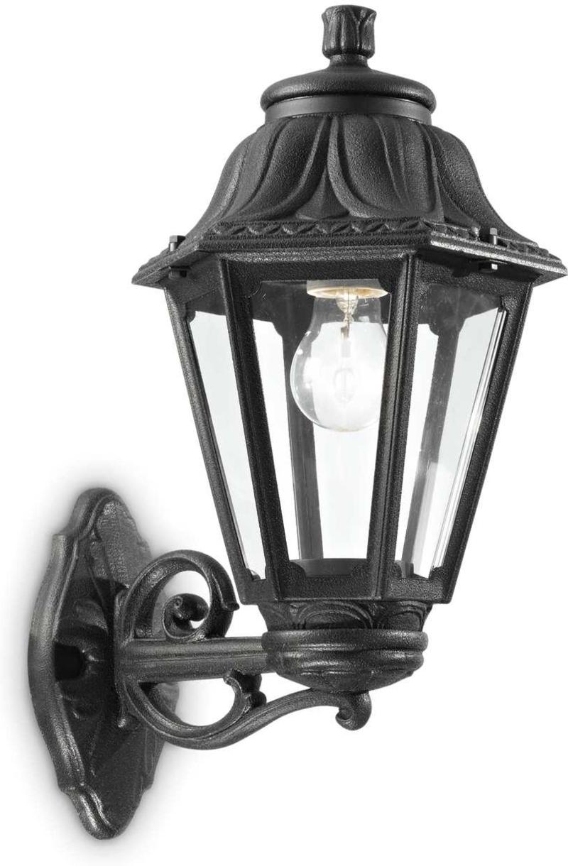 Dafne Udendørs Væglampe E27 Max 23w E27 Sort Plast L220xh450xb275mm