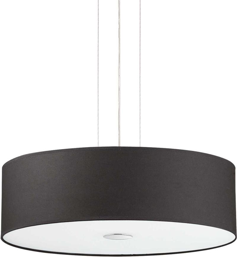 Woody Pendel Lampe i Sort Krom og Glas - Elegant Belysning