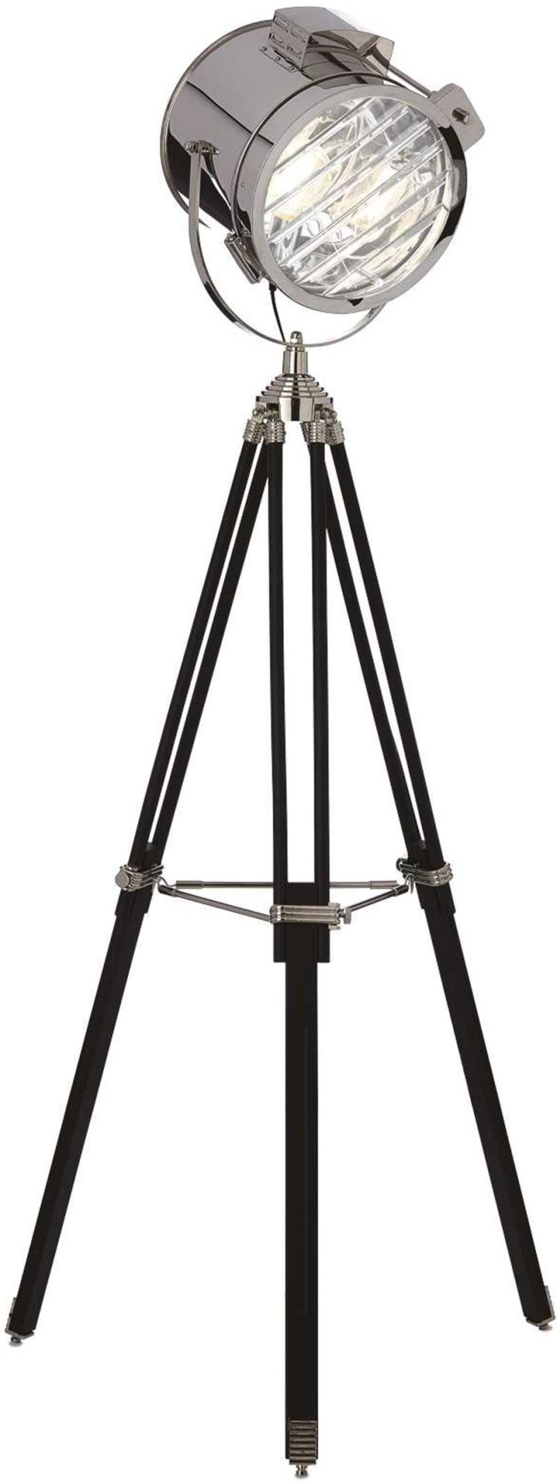 Kraken Gulvlampe i Krom - Elegant Belysningstilbud!