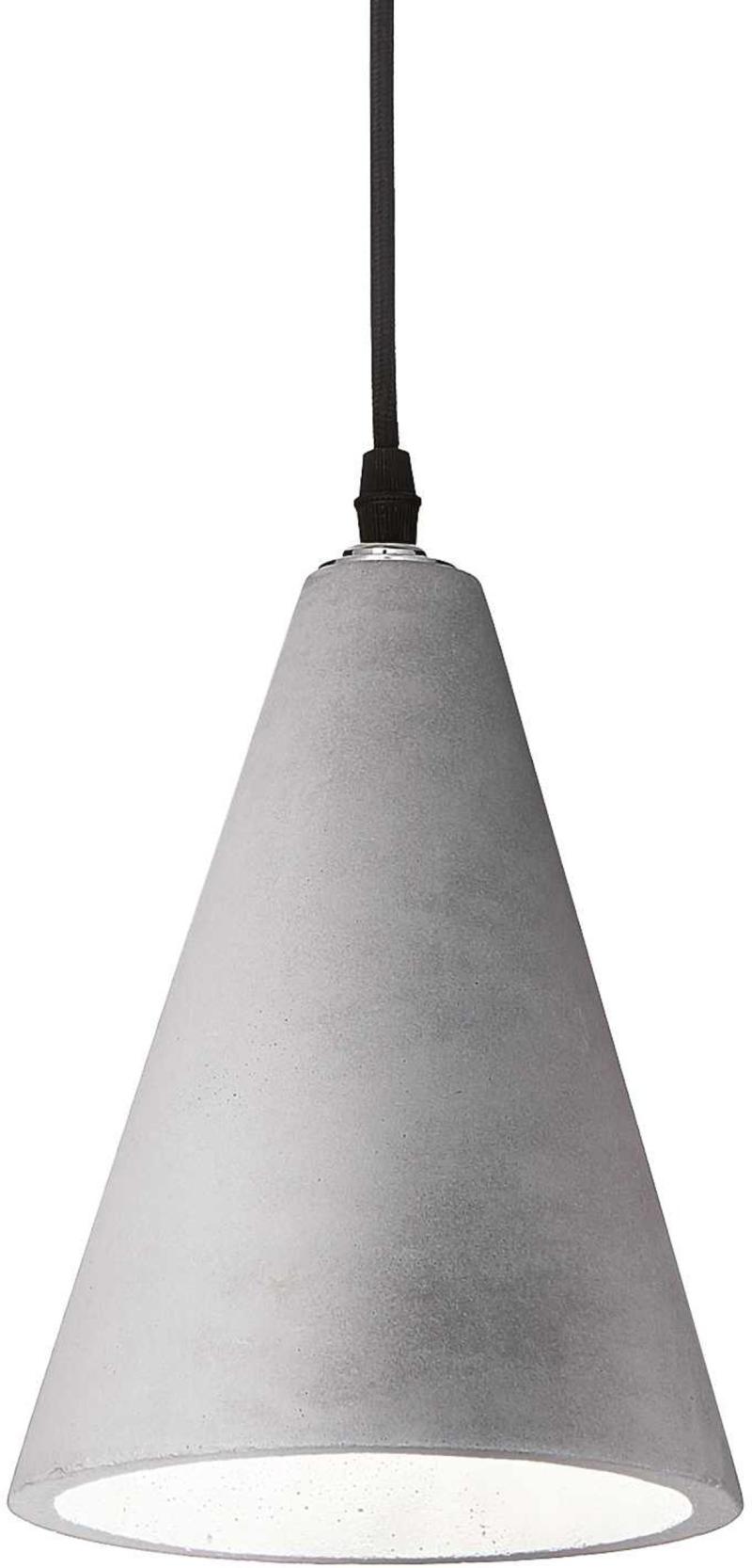 Oil  Pendel Lampe  E27 Max     15w  E27  Beton Sort  Beton  ø150xhmin260 Max2350mm