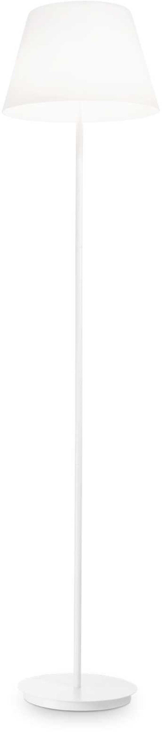 Cylinder  Gulvlampe  E27 Max     60w  E27  Hvid  Metal  Glas  ø400xh1750mm
