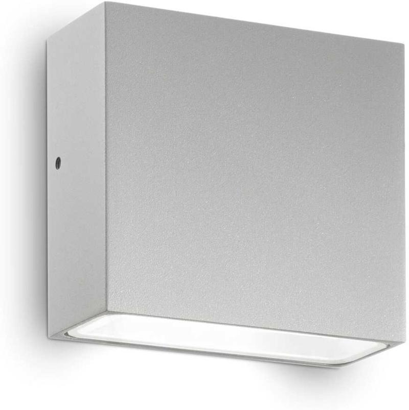 Tetris-   Udendørs Væglampe  G9 Max     15w  G9  Grå  Aluminium  Metal  L100xh90xb40mm