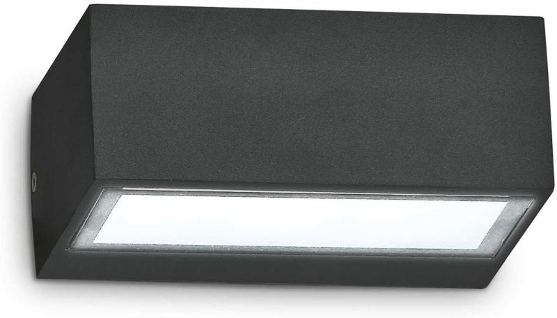 Twin  Udendørs Væglampe  G9 Max     28w  G9  Sort  Aluminium  Metal  L165xh65xb115mm