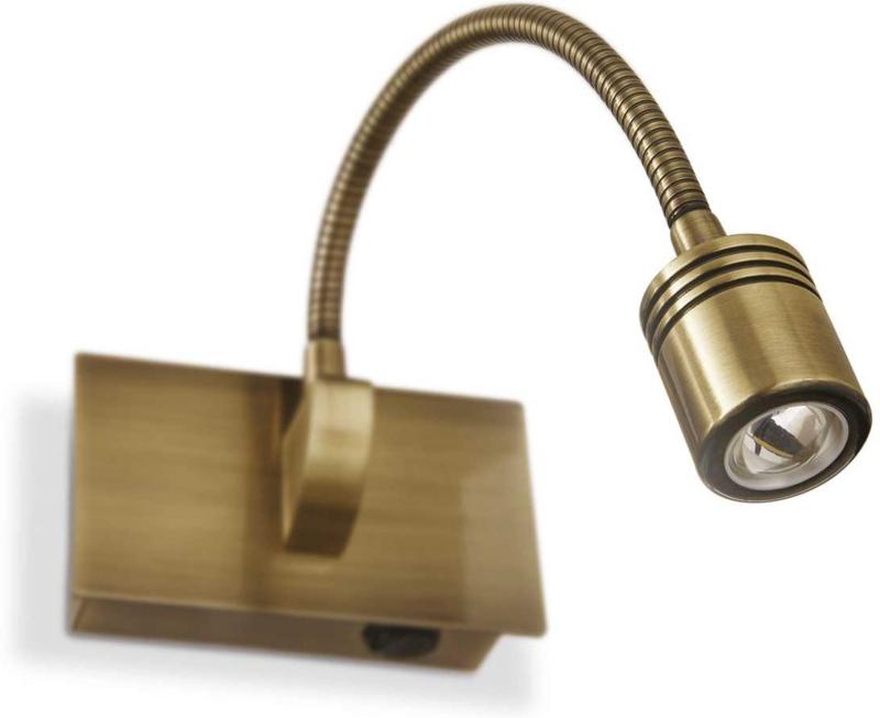 Elegant Dynamo Væglampe i Brændt Metal - Perfekt Belysning