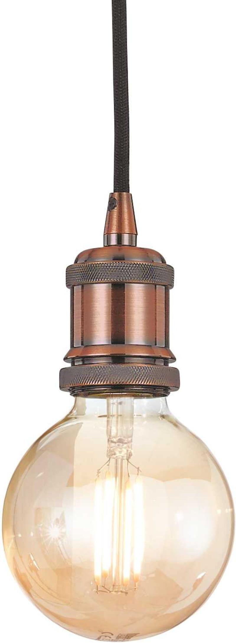 Frida Pendel Lampe i Antik Kobber - Elegant Belysning
