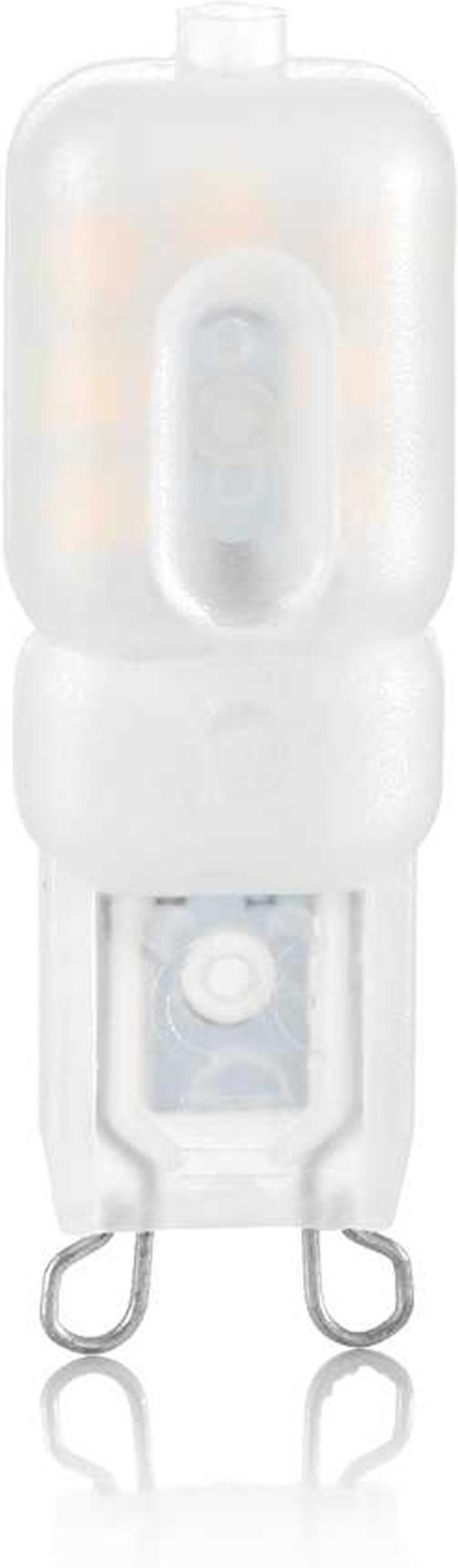 G9 Lyspære 5w G9 Hvid Kelvin: 3000 Plast ø17xh50mm