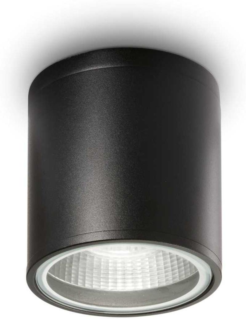 Gun Udendørs Loftslampe i Sort Aluminium - Max 28W