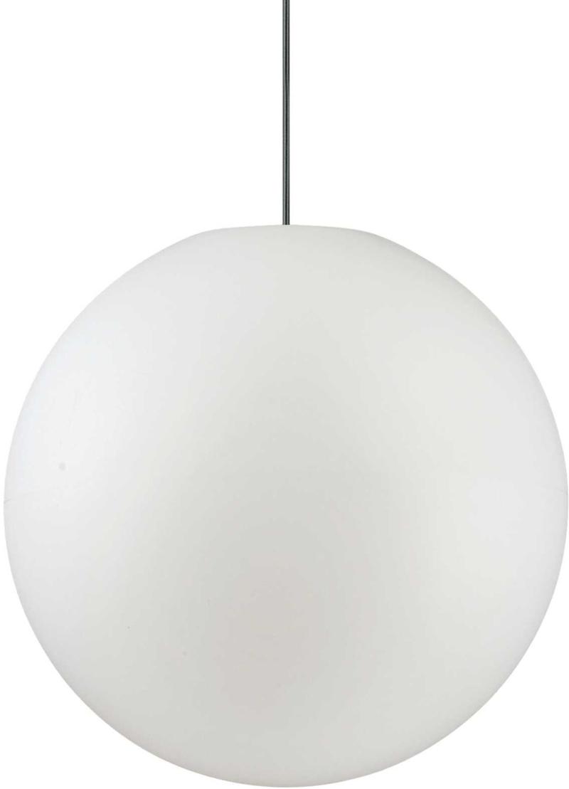 Sole Udendørs Pendel Lampe - Elegant Design i Hvid Plast
