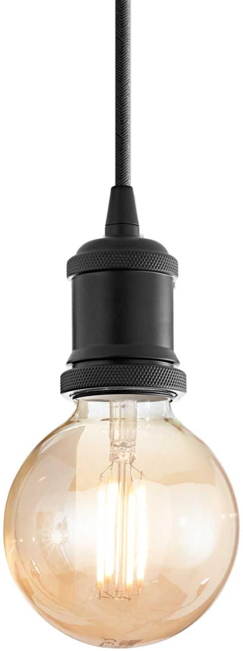 Frida Pendel Lampe E27 Max 60w E27 Sort Metal ø100xhmin300 Max1500mm