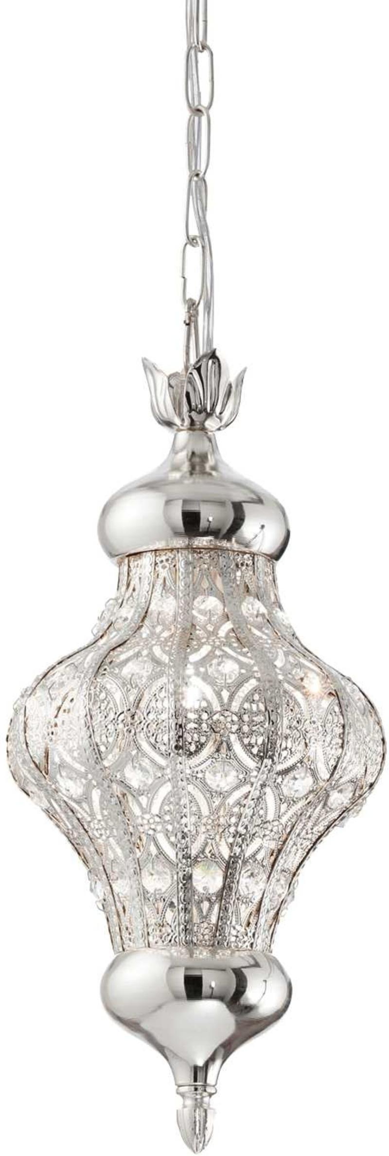 Nawa Pendel Lampe i Sølv - Elegant Belysning til Dit Hjem