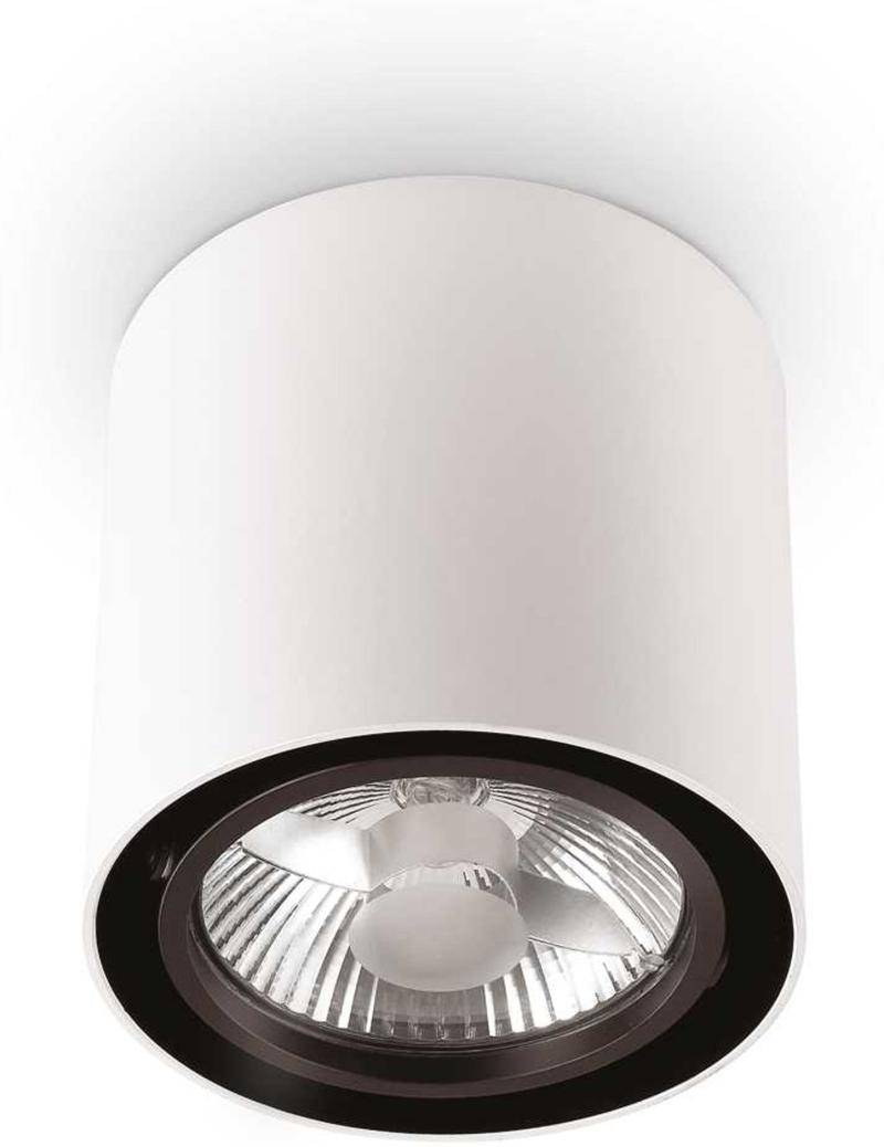 Mood Loftslampe Gu10 Max 50w Gu10 Hvid Sort Aluminium Metal ø150xh152mm