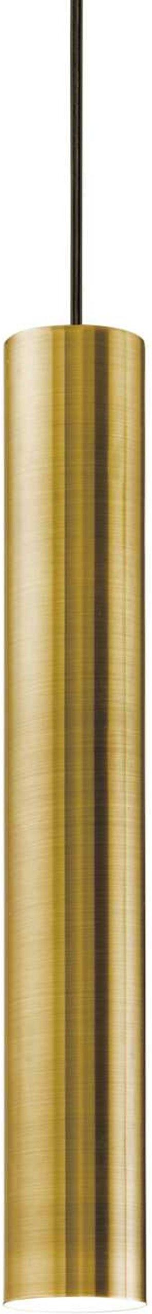 Look Pendel Lampe i Brændt Metal - Elegant Belysning