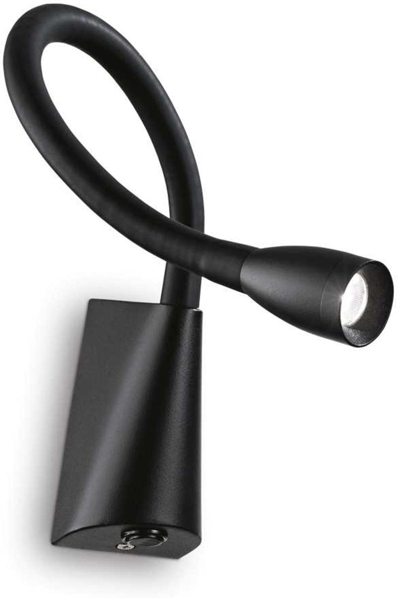 Goose Væglampe LED 3W - Elegant Sort Metal og Plast