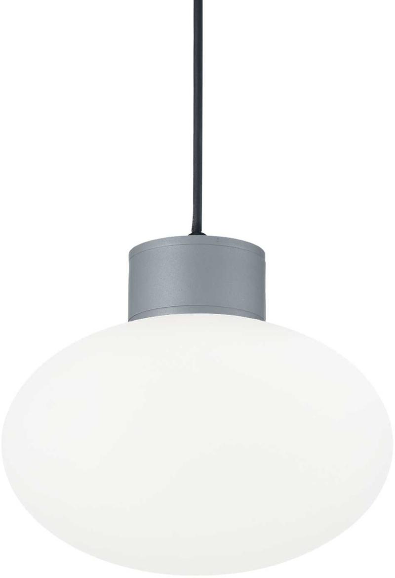 Clio Udendørs Pendel Lampe i Grå Aluminium - 60W  E27