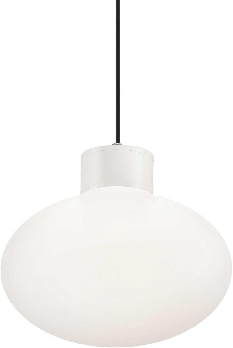 Clio Udendørs Pendel Lampe i Hvid Aluminium - Elegant Design