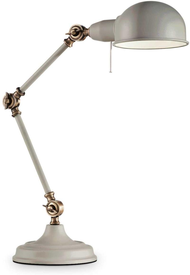 Truman Bordlampe i Grå Metal - Elegant Design til Dit Hjem