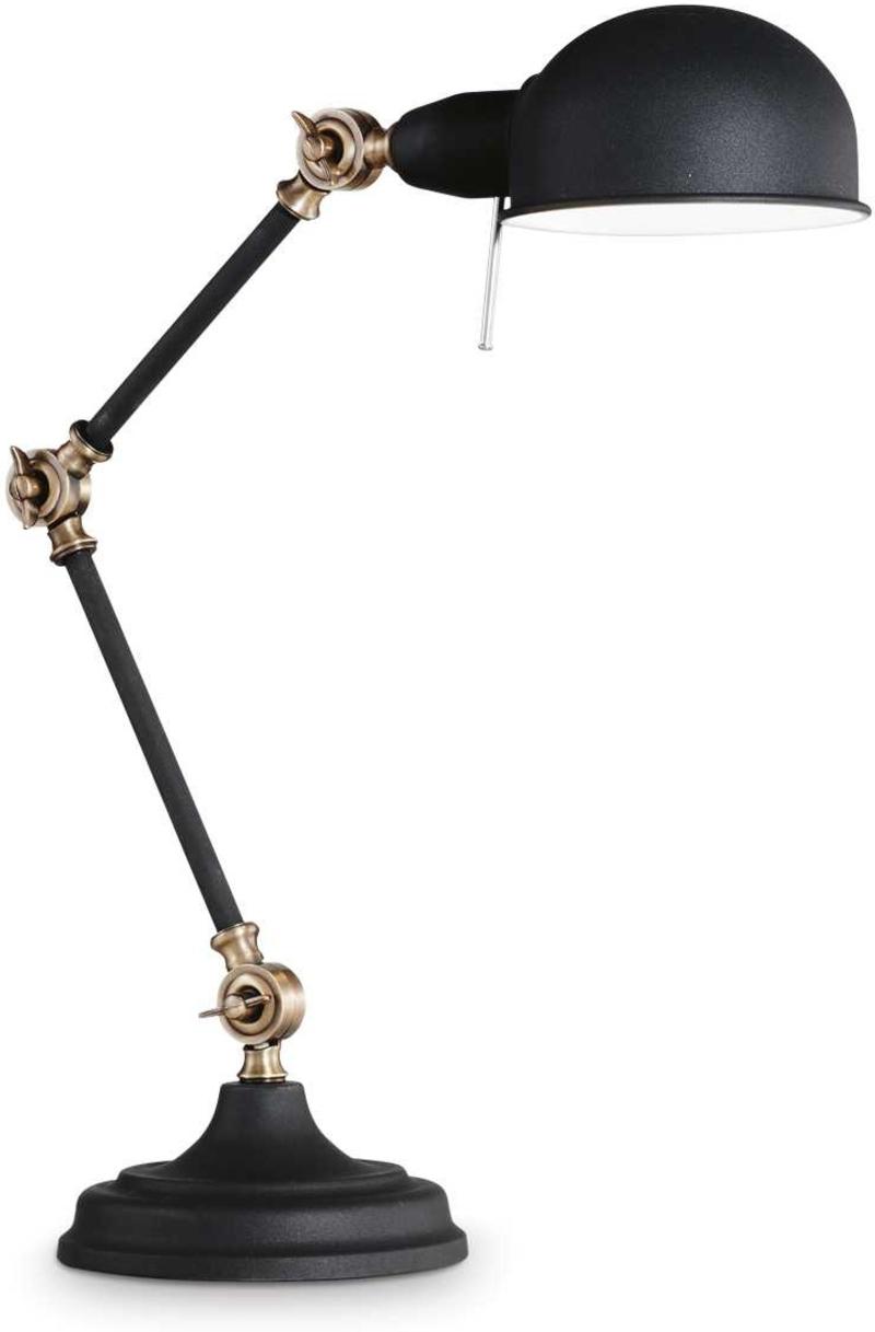 Truman Bordlampe E27 - Sort Metal, Elegant Design