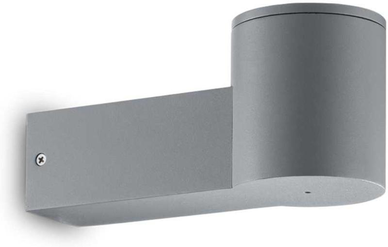 Clio  Udendørs Væglampe  E27 Max     60w  E27  Grå  Aluminium  Metal  L90xh95xb215mm