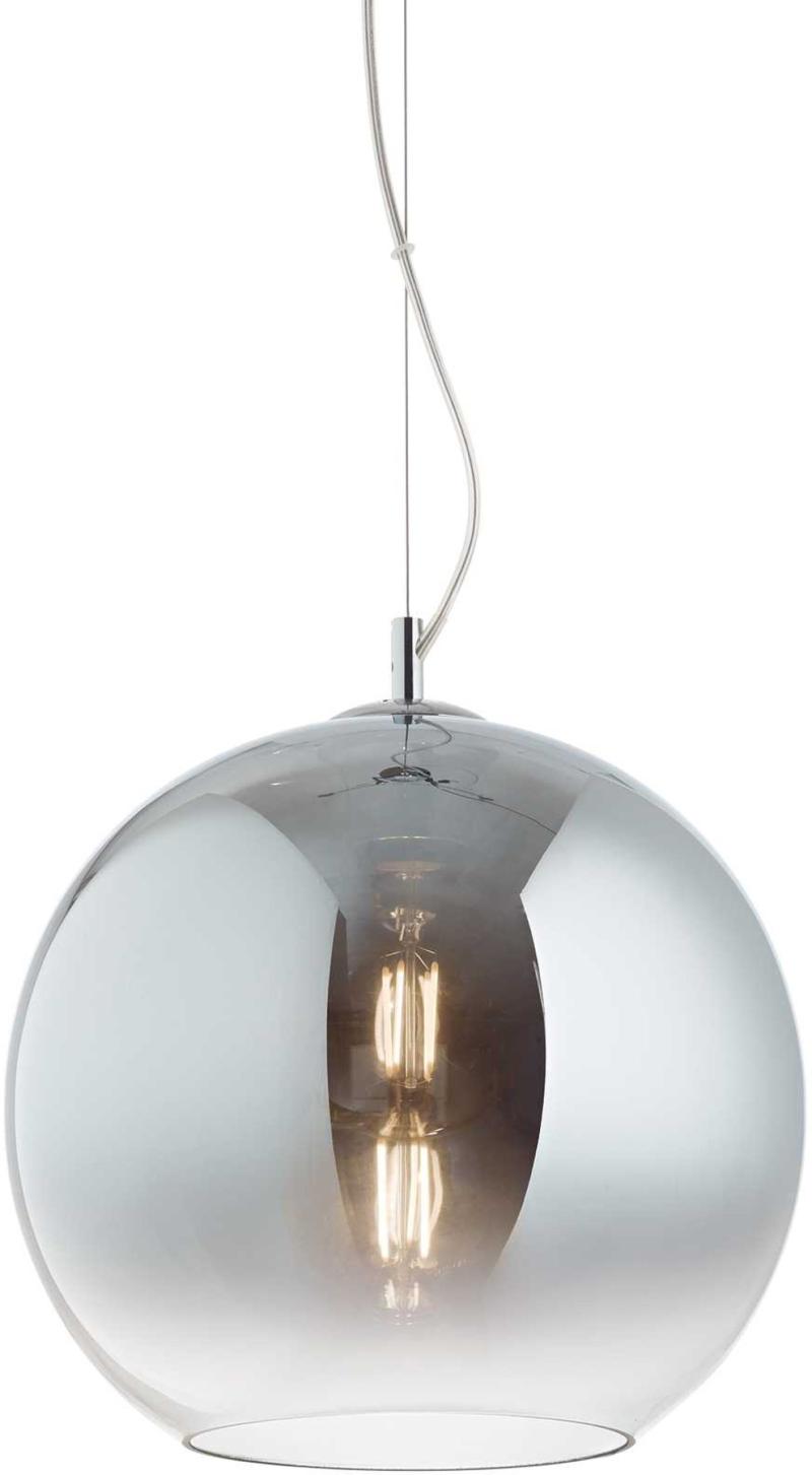 Elegant Nemo Pendel Lampe i Krom og Glas - Max 60W