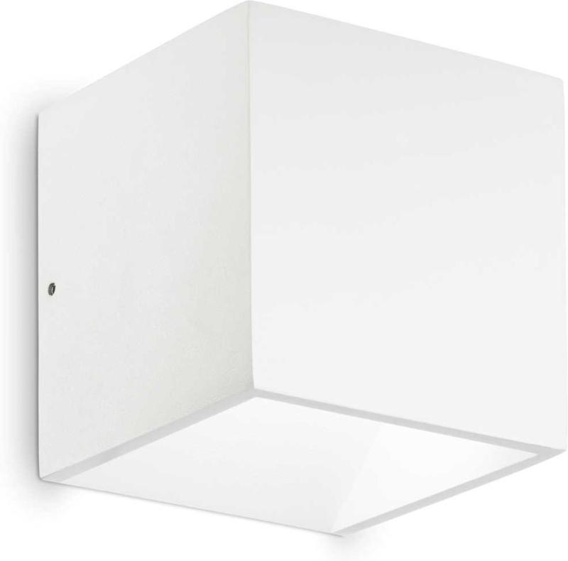 Rubik Udendørs Væglampe Led 9w Led Hvid 4000 Kelvin Aluminium Metal L100xh100xb100mm