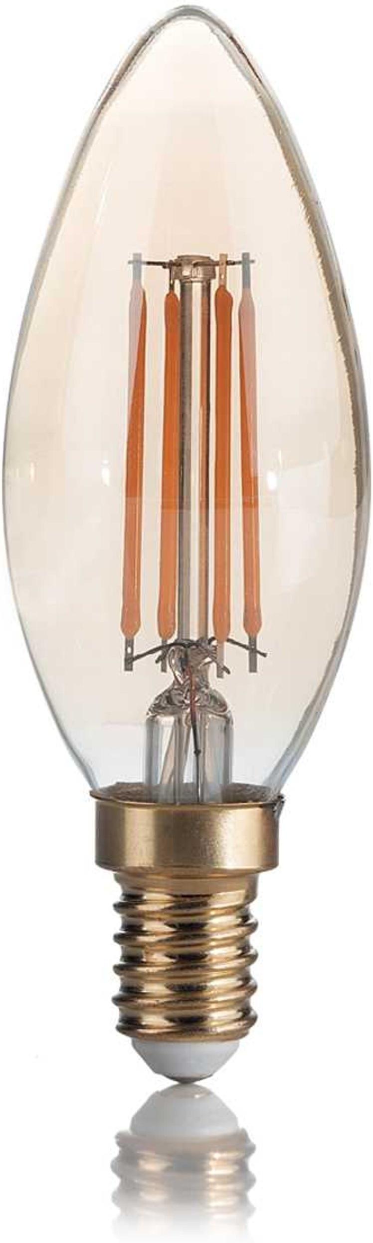 E14 Lyspære 4w E14 Rav Kelvin: 2200 Glas ø35xh100mm